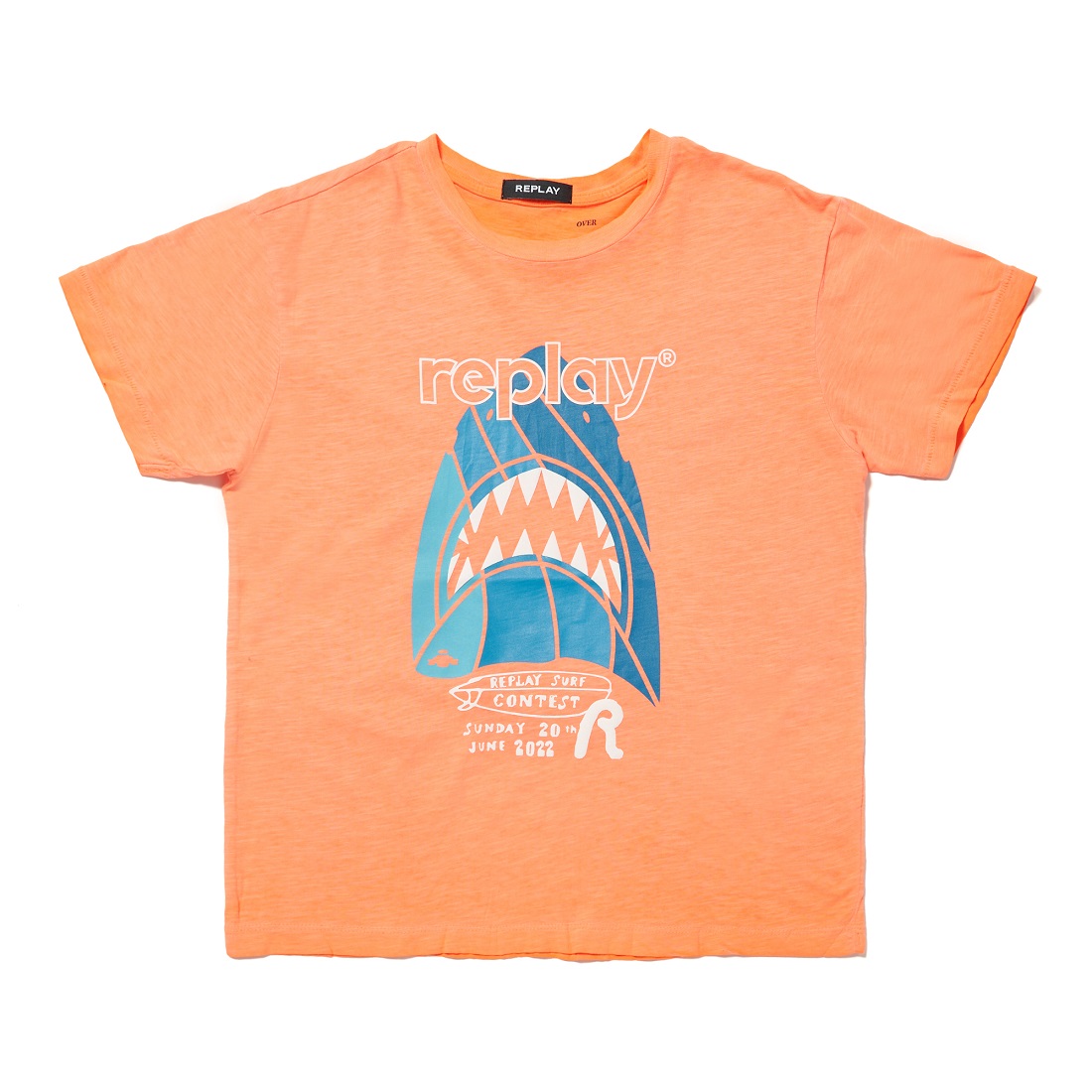 スラブコットンジャージーサーフィン 詳細画像 フルオ オレンジ 1